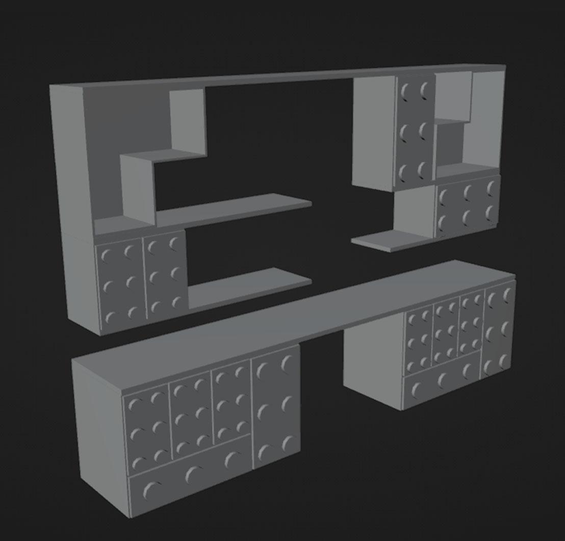 Étagère lego v1