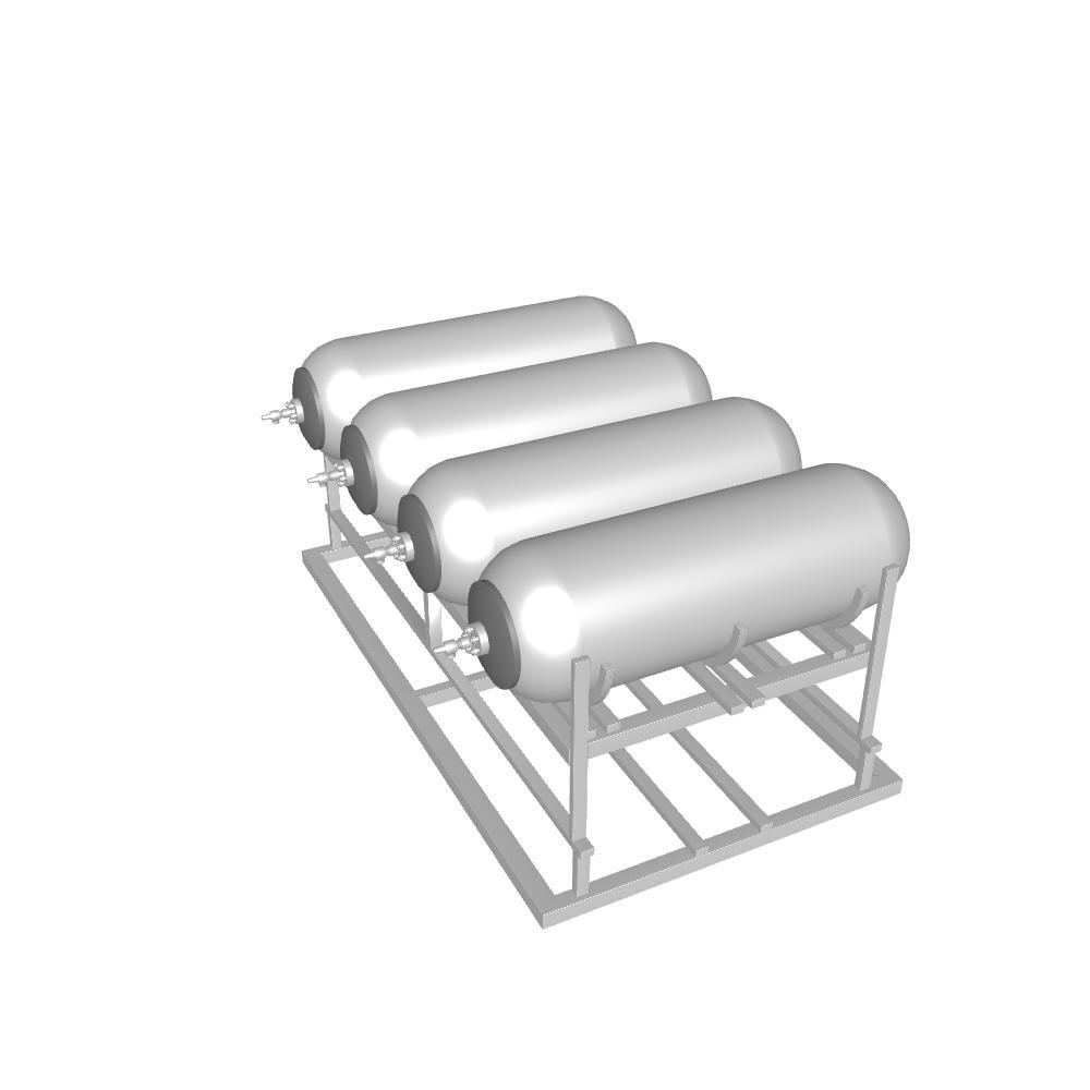 Support Réservoir Hydrogène Grand v1