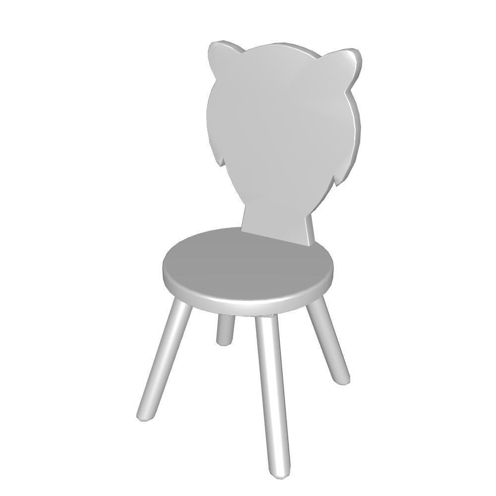 Chaise animal tigre v1