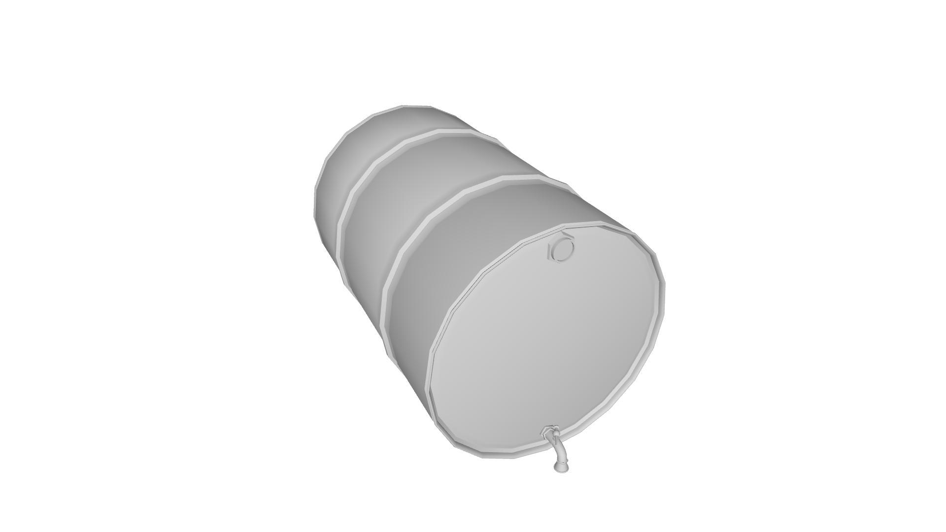 Baril métallique avec embout v1