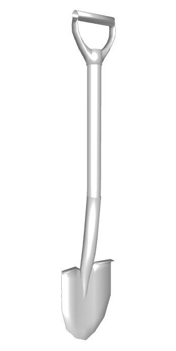 Pelle jardin arrondie v1