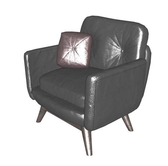 Fauteuil cuir v1