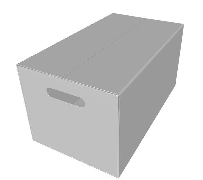 Boite carton fermée v1