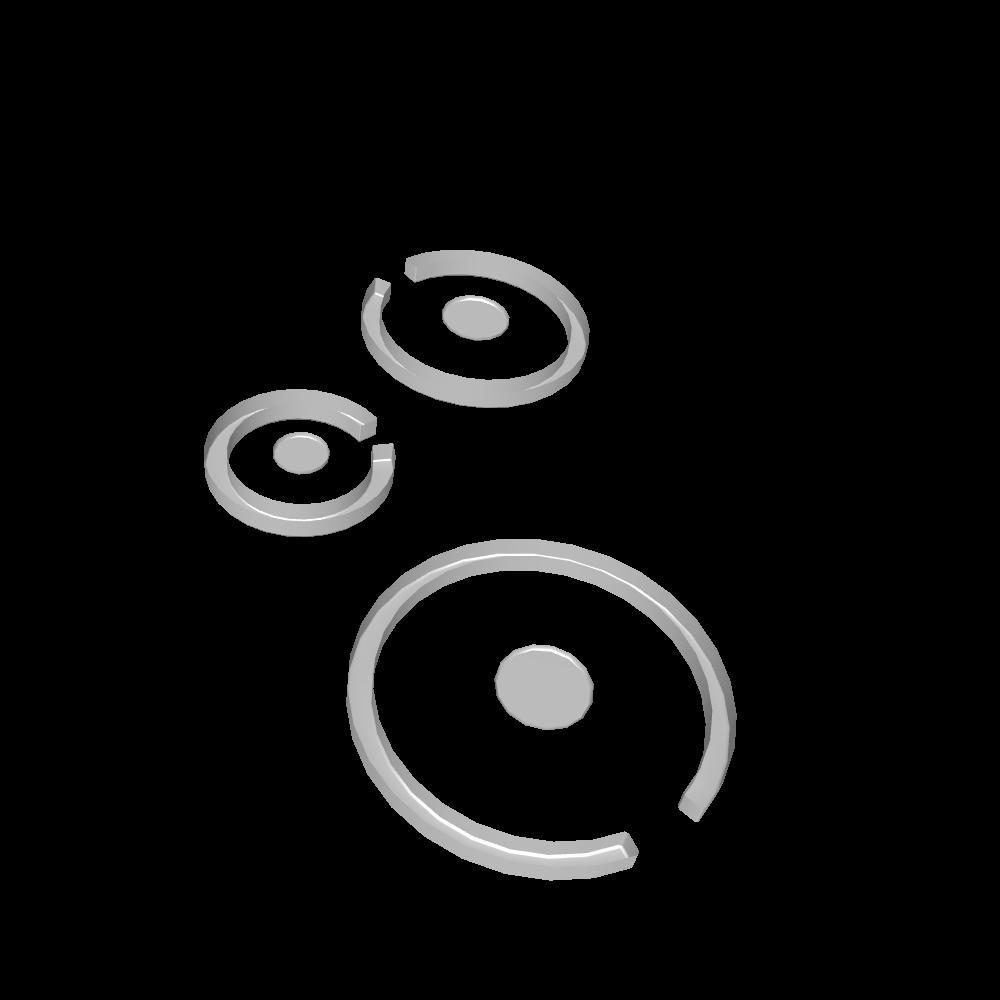 Plafonnier de couloir et bureau en cercle v1