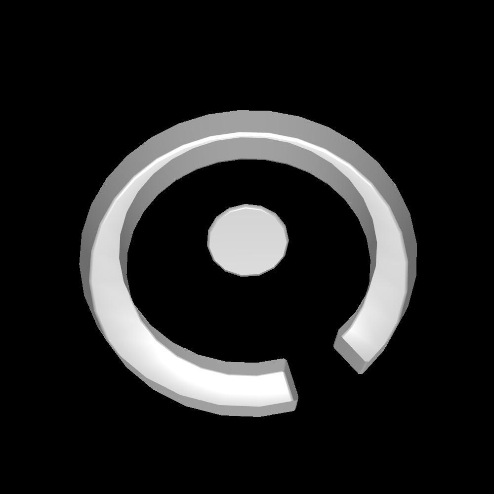 Petit plafonnier de couloir et bureau en cercle.fbx v1