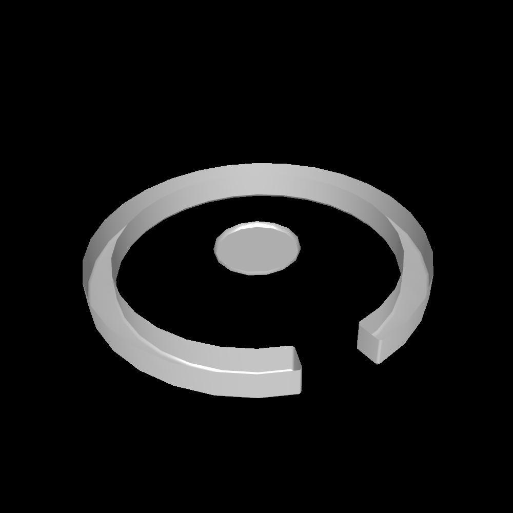 Moyen plafonnier de couloir et bureau en cercle.fbx v1